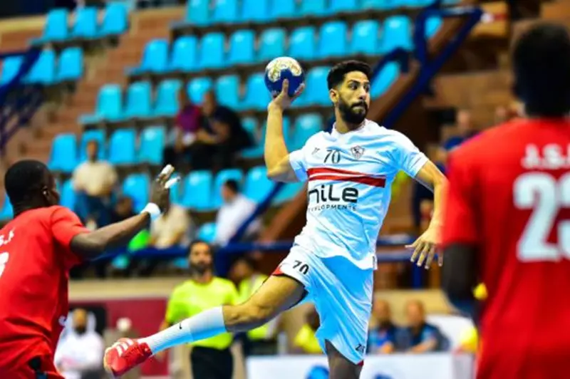 عمر الفولي لاعب كرة اليد بنادي الزمالك
